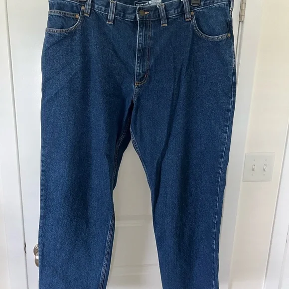 Carhartt Relaxed Fit Jeans Pants  Men's 44" x 32" - Picture 2 of 8